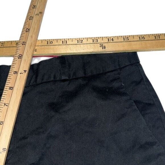 Banana Republic Hampton Fit Black Cotton Pants Size 8 Womens Trousers - Picture 6 of 7